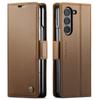 Magnetic Flip PU Leather Phone Case for Samsung Galaxy Z Fold 6 5 Fold6 Fold5 5G Wallet with Card Holder Protective Cover
