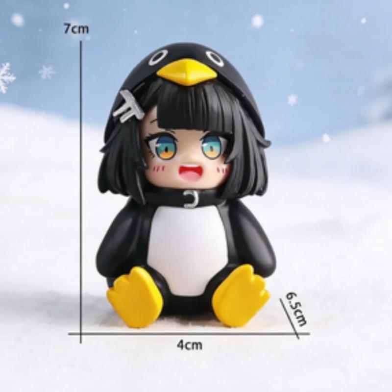 IN STOCK GUGUGAGA Figures 6cm Arknights Endfield Pengmin Pvc Little Cosplay Pengmin Model Anime Collection Desk Birthday Gift