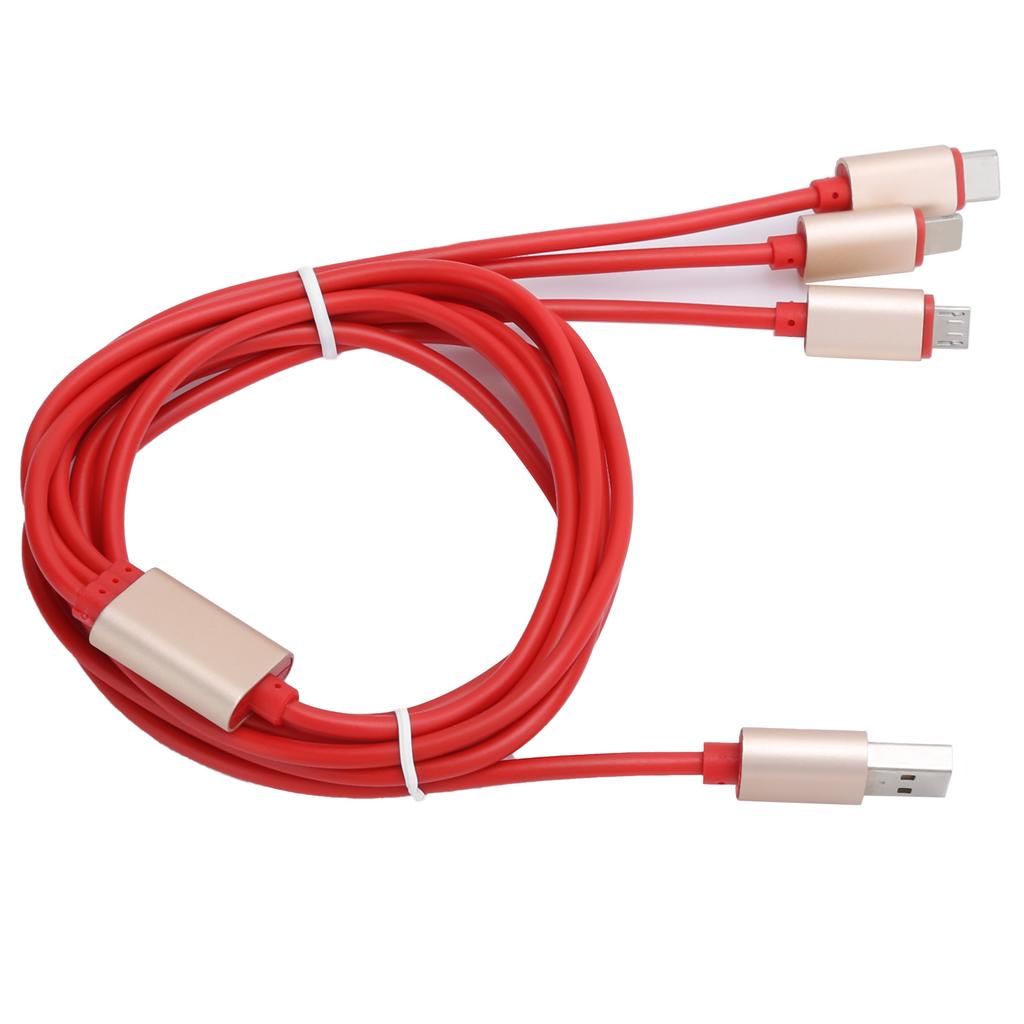 3 in 1 Fast Charging Cable Multi Charger Cord Connector for PhoneTabletMusic Player