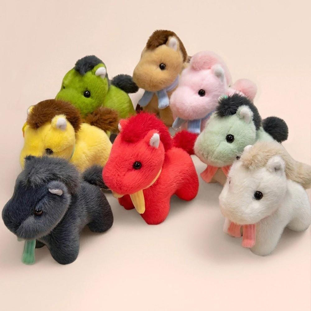 Stoffpferd Kuscheltier Schlüsselanhänger Cartoon Simulation Pferd Spielzeug Schlüsselanhänger Geburtstagsgeschenk