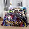 Code Geass Lelouch of the Rebellion Full Cast Anime Flannel Throw Blanket, Soft Warm Sofa Bed Home Blanket