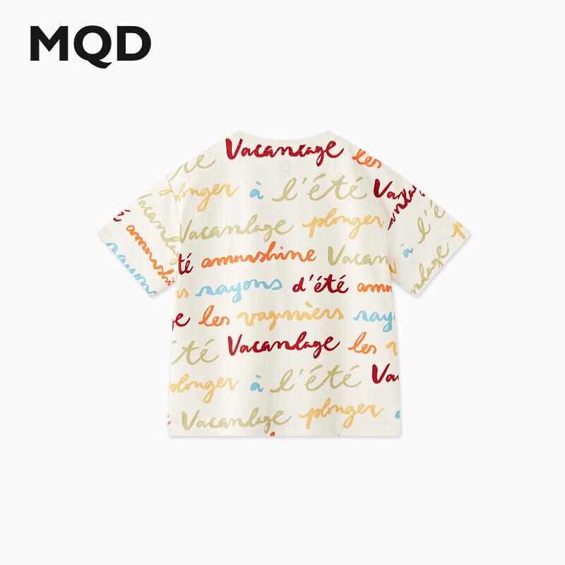 MQD Boys  Cool-Feel Full-Print Letter T-Shirt 130