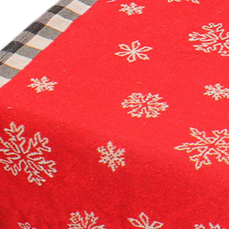 Christmas Table Runner Flag Printing Wear Dirt Resistant Xmas Christmas Table Flag for Christmas