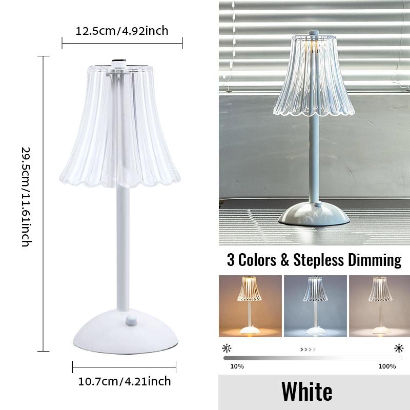 LED Table Lamps Touch Sensor Desktop Night Light USB Rechargeabl Portable Bedroom Book Lamp Reading Lamps Decor Light