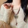 New Chinese Bohemian Retro Tassel Long Necklace Female Exotic Ethnic Style Pendant Versatile Neck Accessories