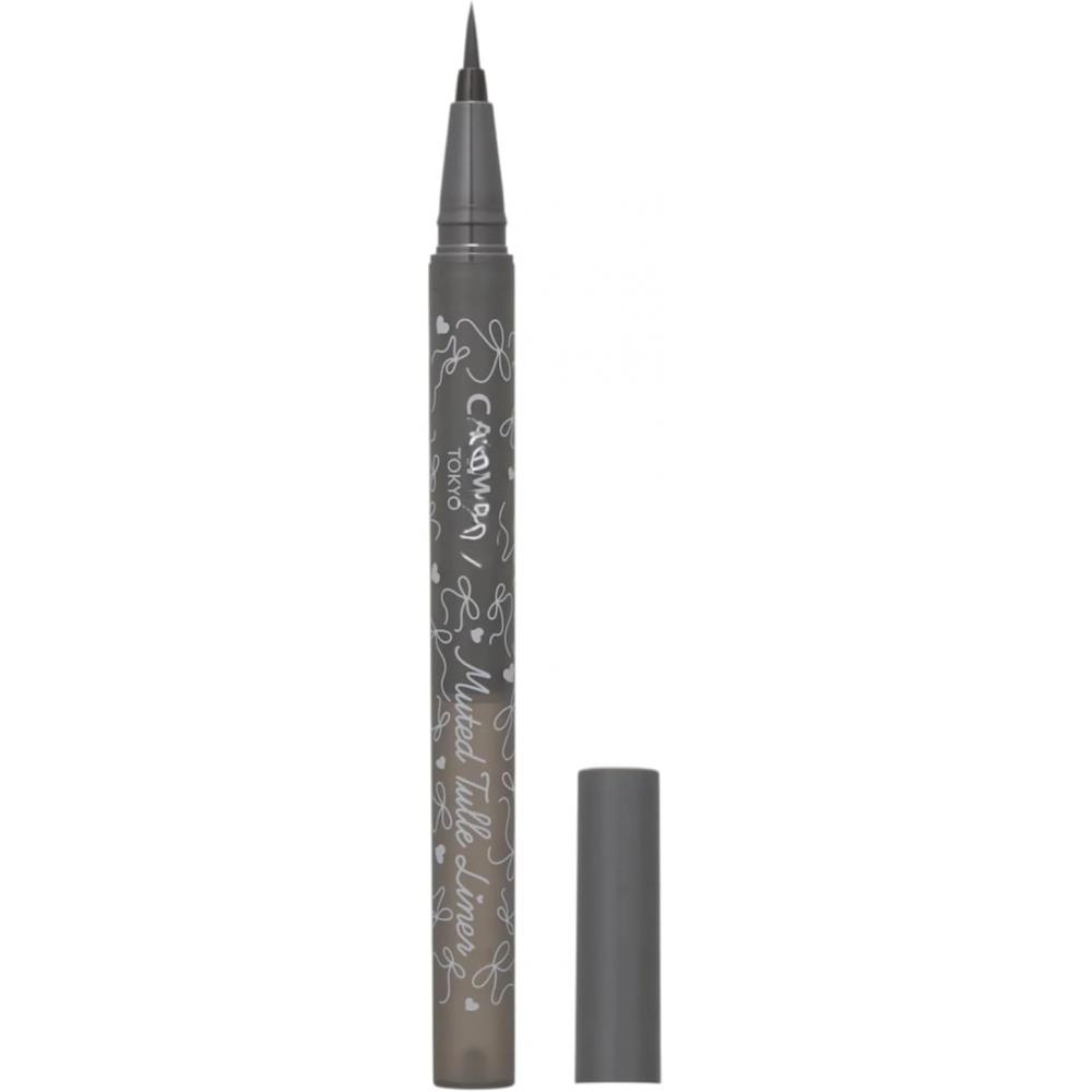 Tielu Shop [Sheer Color] Canmake Muted Tulle Liner  01 Sheer Black  01 Sheer Black