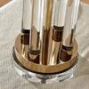 38x76cm Post Modern Golden Simple Crystal Large Table Lamps for Living Room Model House Villa Bedroom Bedside Lamp