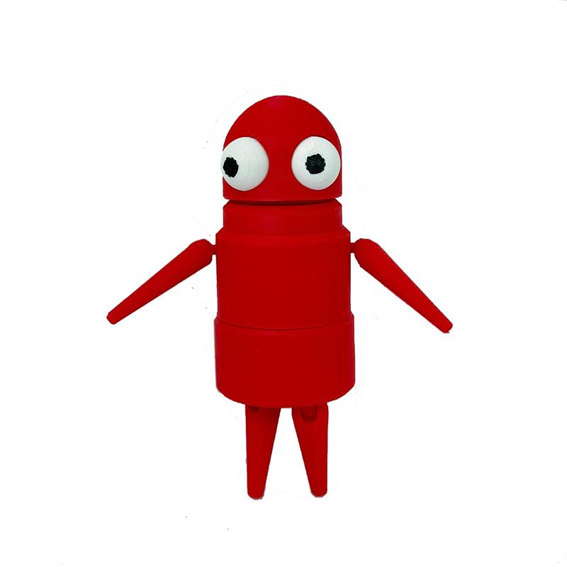 3D 11Cm Printed R.E.P.O. Robot Vibrant Multi-Colored Monsters Horror Games Anime Figures Repo Gaming Peripherals Doll Figure Ornament Gifts