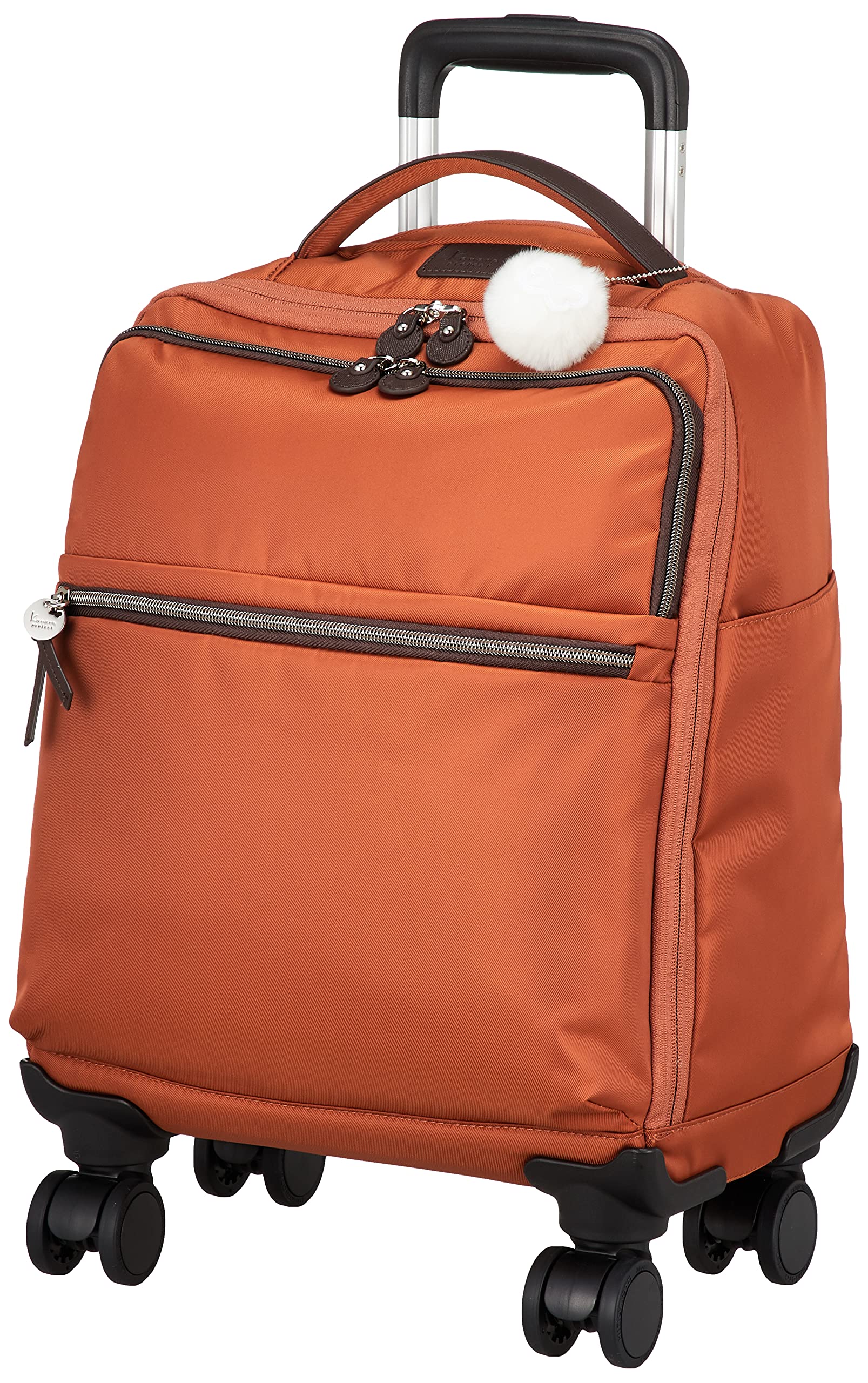 

Carry bag Equipped with silent casters with stopper For everyday use to overnight use Kanana My Trolley 24L 52 cm Orange [Kanana Project] Carry-on помаранчевий