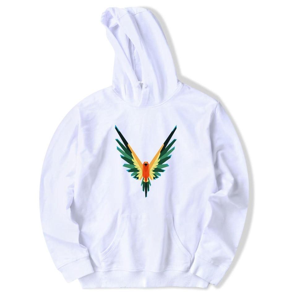 Homme Sweat à Capuche Logan Paul Be A Maverick Bird Femme Sweatshirts Pull Veste
