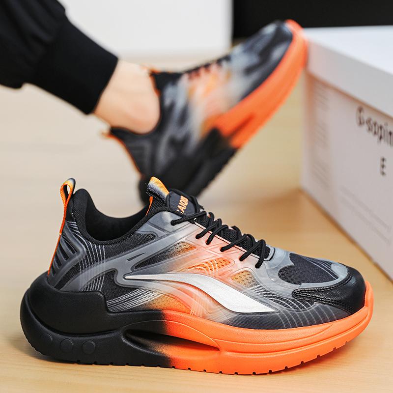 New Autumn Style Breathable Mesh Sports Casual Shoes, Large Size Fashionable and Versatile Comfortable Running Shoes