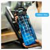 Sports Water Bottle Large Capacity Water Cup Plastic Cup Leak-proof With Straw And Time Marker For Home Outdoor Fitness Kettle Space Cup