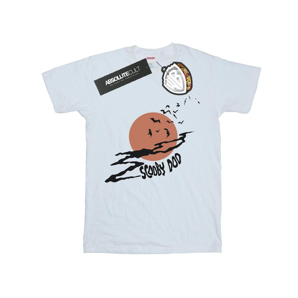 Scooby Doo Womens/Ladies Spooky Moon Cotton Boyfriend T-Shirt