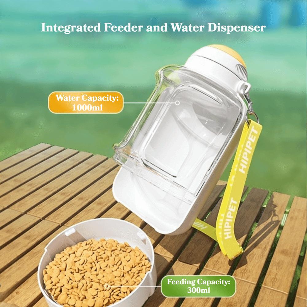 Large Capacity Pet Water Bottle 1000ML Water Bowl Dog Water Cup  for Pet Outdoor Walking