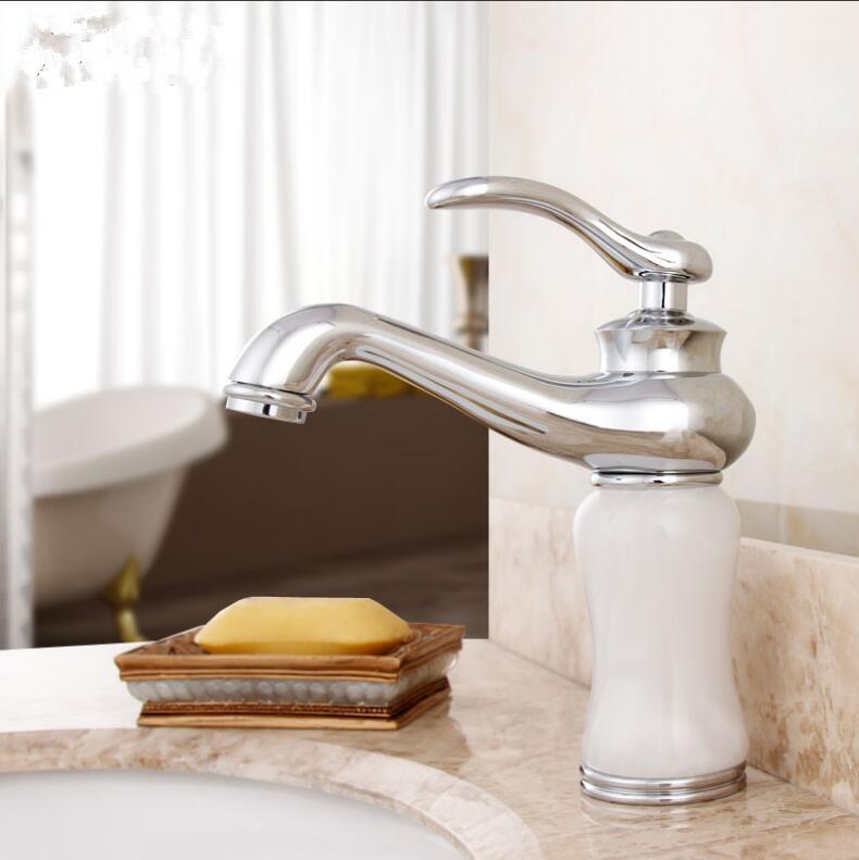 Basin Faucet Bathroom Sink Faucet Hot and Cold Chrome/gold Wash Faucet,water Tap Sink Mixer Brass