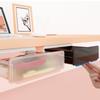 Slide Buckle Drawer Storage Box Space Saving Hidden Office Organizer  Table Under