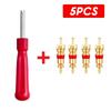 Portable Tire Valve Core Remover Installer Tool Removal Tool Car Bike Bicycle Motorcycle Tire Repair Tools Wrench Screwdriver