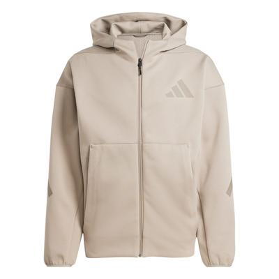 ZNE. Chaqueta Casual de Moda Minimalista con Capucha y Manga Larga para Hombre, Chaqueta Gris Marrón JC5495
