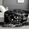 Football Club Print Blanket - Soft & Comfortable, for Bedroom, Travel, Sofa, Home Decoration - Birthday Christmas Gift for Friend