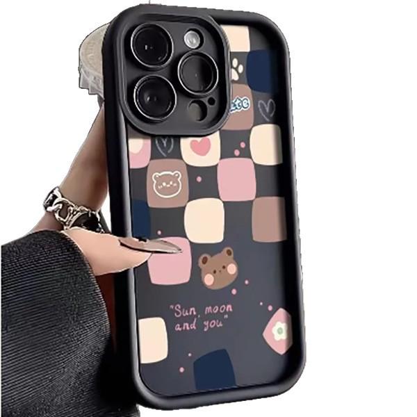Graffiti Cute Niche Korean Case for Apple iPhone 14/13 Pro, 15, 16, 17 Pro Max