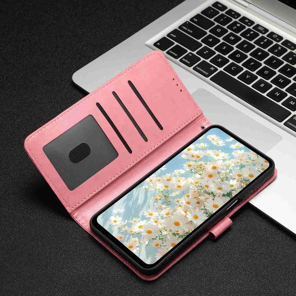 10-Color Daisy Embossed Flip Card Case for Infinix Smart 8/itel A70/Tecno Spark 20,Pop 7,Pop 8,Pova 5,Pova Neo 2,Pova Neo 3,Spark Go 2023...