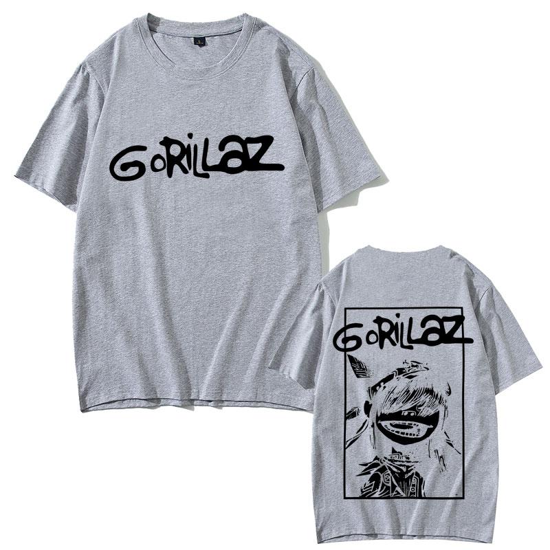 Rock Band Gorillaz Graphic Print Tshirt Unisex Women Hip Hop Gothic Punk Oversized Tshirts Unisexs Fashion Vintage Casual T Shirts