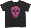 Pink Skull Childrens Kids T-Shirt Boys Girls Gift