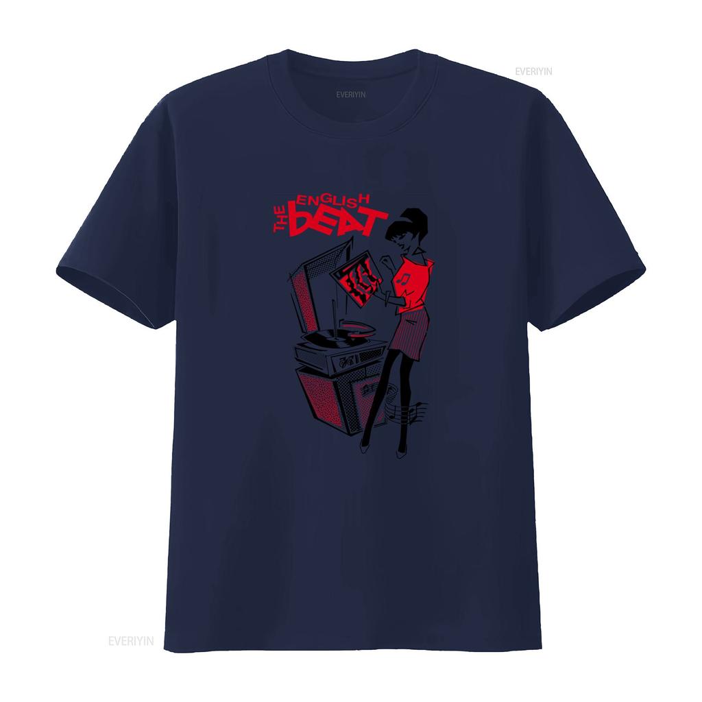 The English Beat Rude Girl 2 Tone Ska Cool T Shirt for Music Lovers P69 vintage Washed Soft Top For Everyday Wear graphic