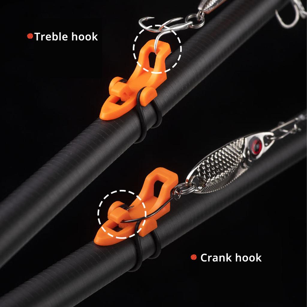 Fishing Lures Treble Hook Safety Keeping Holder Fishing Rod Pole Hook Keeper Fishing Tackle Accessory Quick Installation