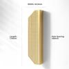 Modern Minimalist Kitchen Cupboard Handles Solid Zinc Alloy Vintage Wardrobe Door Pulls Brushed Brass Finish Furniture Hardware
