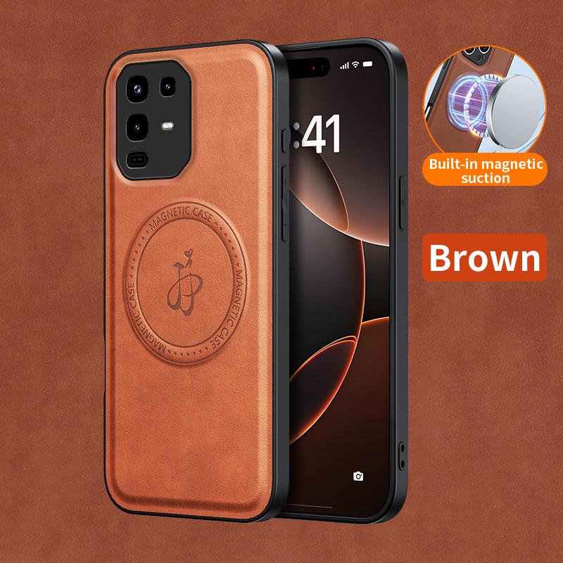 PU Leather Wireless Charging Magnetic Case for Infinix Note 50 Pro 4G 50 Pro+ 50x 50s 5G Protective Cover Hard Back Shell Coque
