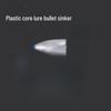Plastic Core Bullet Fishing Weight Sinkers