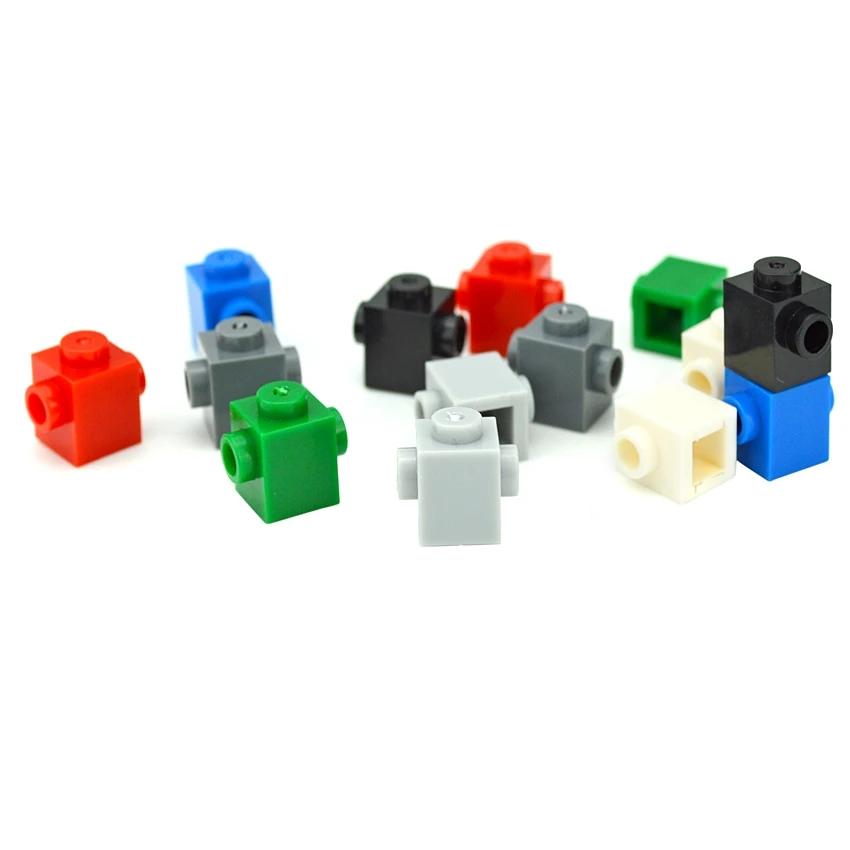 DIY Educational Bricks Modified 1x1 with Studs on 2 Sides Opposite Assembles Particles MOC Parts 47905 Toys for Children