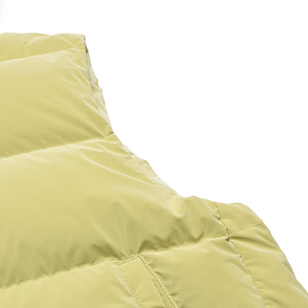 New FILA Emerald Down Vest Women's Avocado Yellow F11W544901FYE