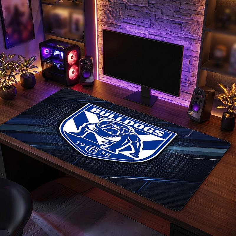 Canterbury-Bankstown Bulldogs Pattern Mousepad Anti?Slip Rubber Desk Pad For Gaming Working Desktop Decoration