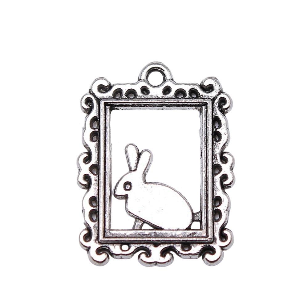 Pig Sheep Cow Mr Rabbit Charms Alloy Pendants For DIY Bracelet Necklace Accessories