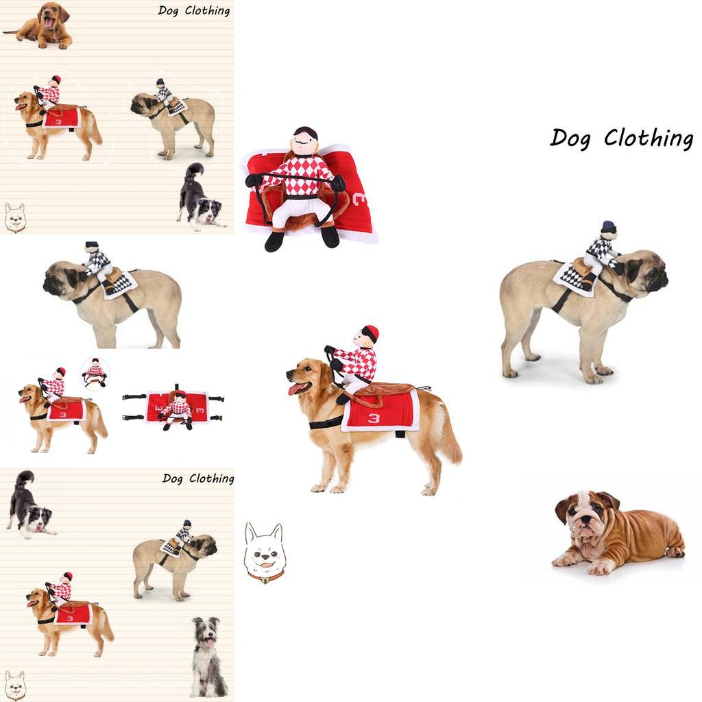 Factory Direct Horse Riding Costume For Pets Cosplay Knight Costume For Dogs