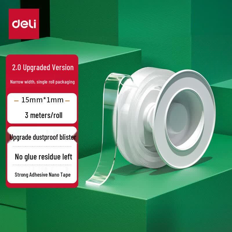 Deli Strong Nano Double-Sided Tape прозрачный