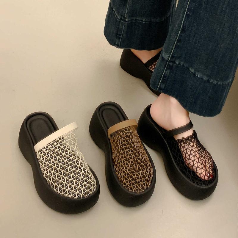 New Style of Women's Shoes Breathable Thick-soled Flip-flops
