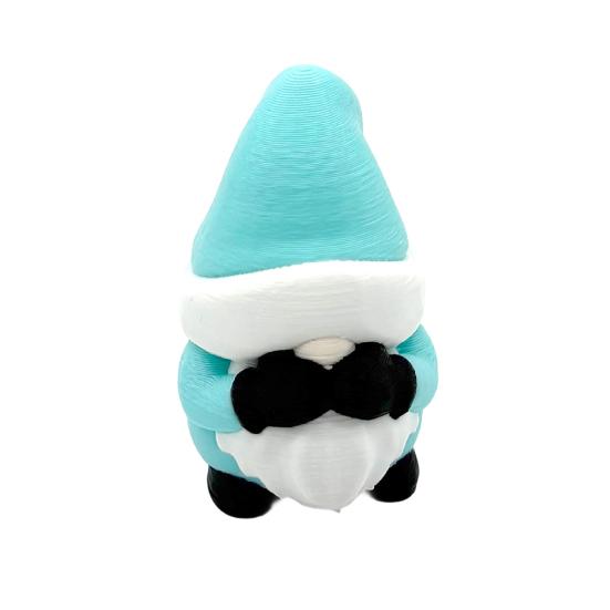 1/3Pcs 3D Printed Christmas Gnome Ornament No See Hear Speak Mini Faceless Dwarf Figurine Statue Sculpture Home Office Desktop Decoration