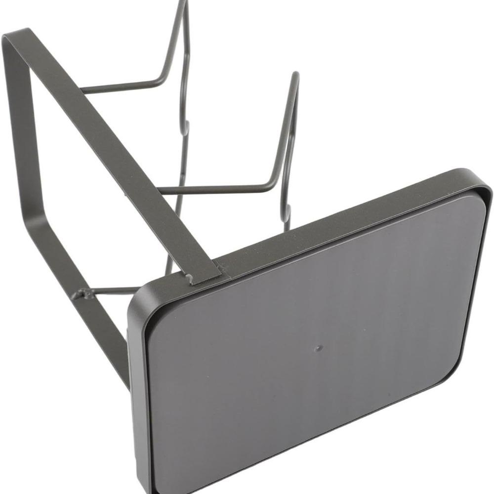 1 Grey Lid Storage Rack, Kitchen Lid Rack, Spatula Rack for Kitchen Countertop YQ