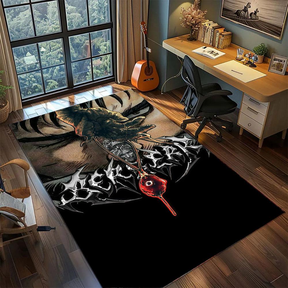 beserk Carpet for Living Room Bedroom Home Decor Cool Movie Mat Play Floor Mat