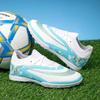 Youth Soccer Cleats Grass Fields Kids Training Shoes With Rubber Outsole TPU Studs
