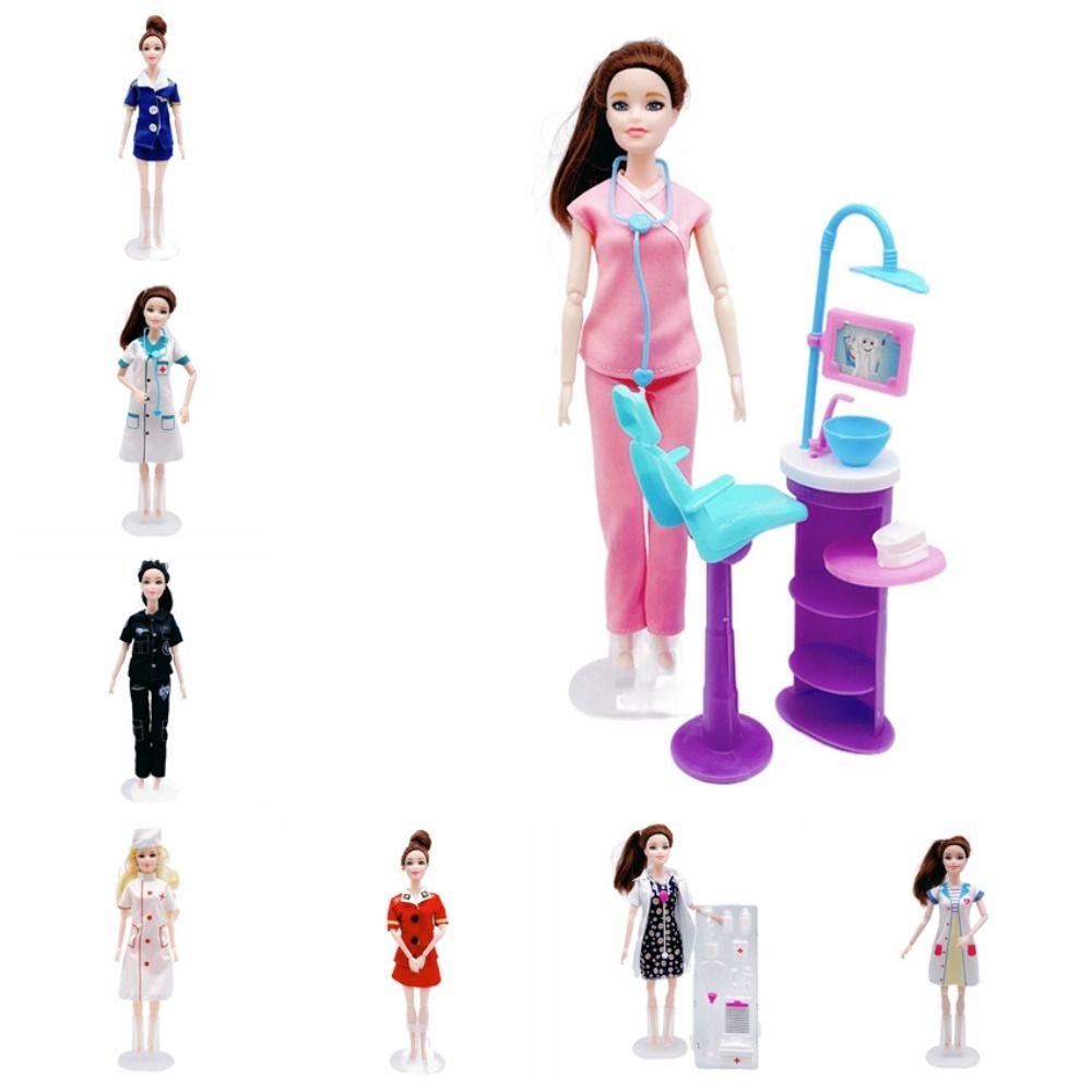 1 Set Cosplay Doll Dress Scene Doctor/Nurse BJD Doll Clothes Doll Clothes  Christmas Gift