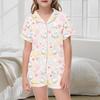 Kids' Printed Pajama Set - Short Sleeve & Shorts Sleepwear