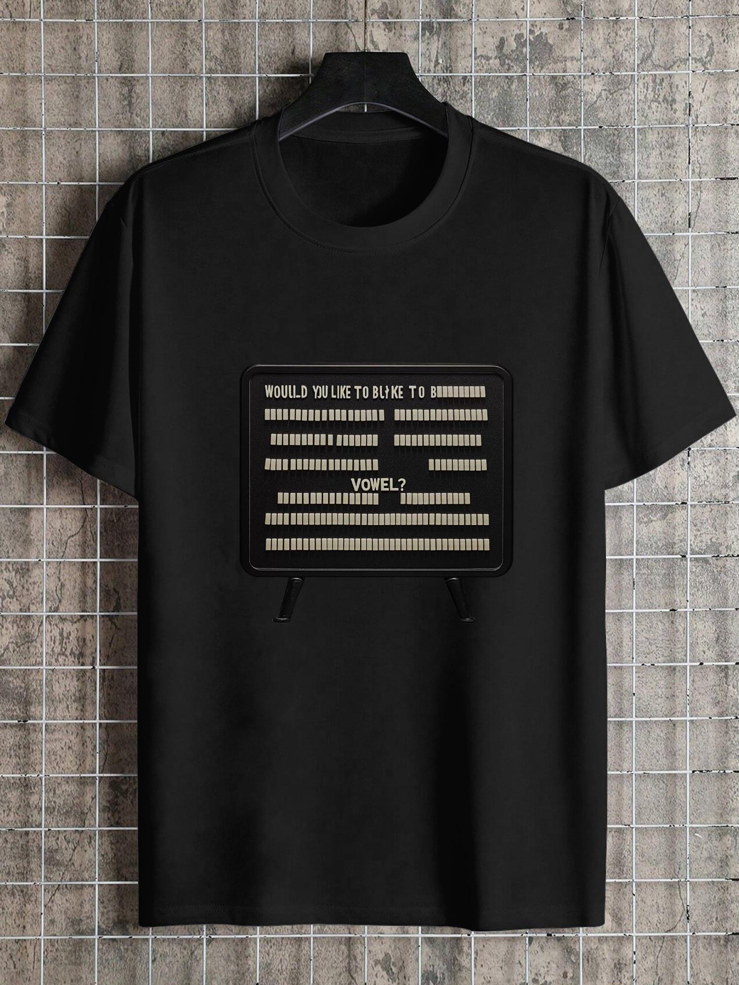 

1pc letter board message novelty T-shirt XXXXL