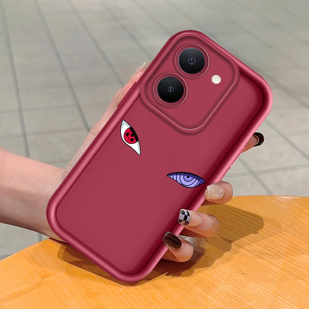 Myk silikon firkantet stige Utskriftsmønster Telefondeksel Helt deksel Kamera Støtsikker beskyttelse Gummideksel for Vivo