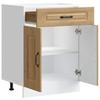 Kalmar Kitchen Base Cabinet Artisan Oak Wood Based Material