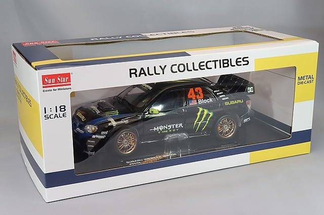 Sunstar Subaru Impreza WRC06 2008 Ken scale model 5582 Block/Gymkhana 1/18