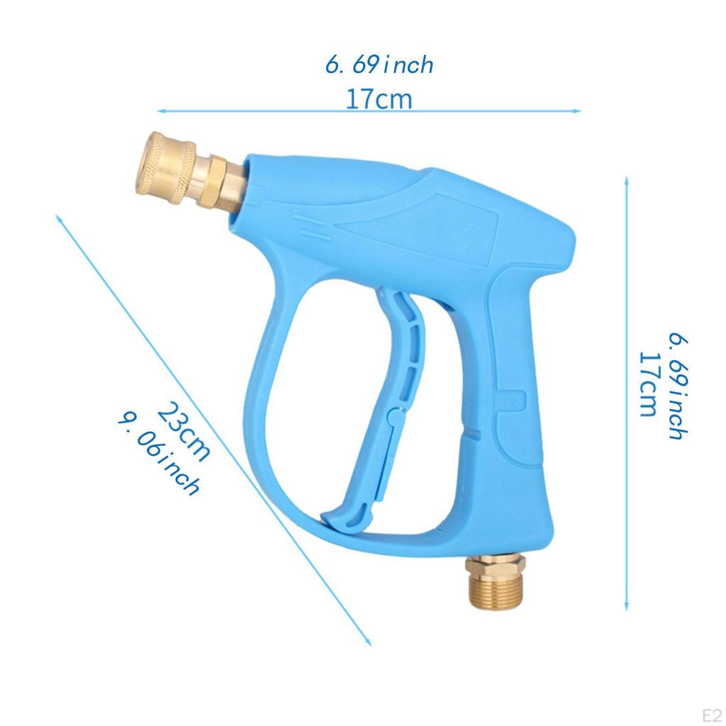 High Pressure Washer Accessories M22 Adaptor Ergonomic Handle for Maintenance Backyard